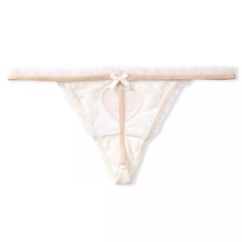 Victoria's Secret “I Do” Ruffle V-String - Picture 2 of 3